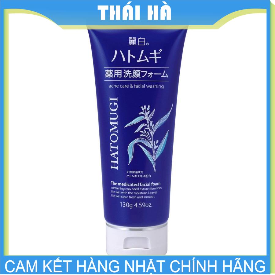 [HCM] Sữa Rửa Mặt Hatomugi Chiết Xuất Từ Hạt Ý Dĩ Giúp Dưỡng Ẩm Trắng Da Nhật Bản