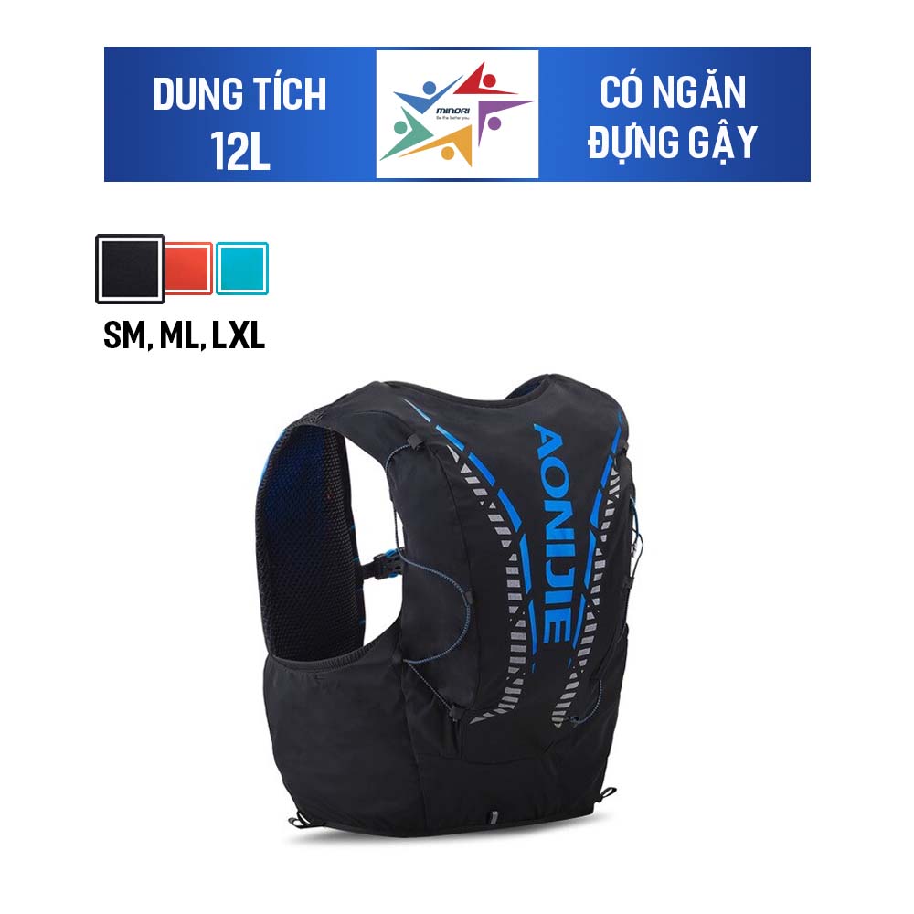 Balo Vest Nước Chạy Bộ, Chạy Trail Aonijie C962 - Siêu Thoáng Khí, Nhỏ Gon