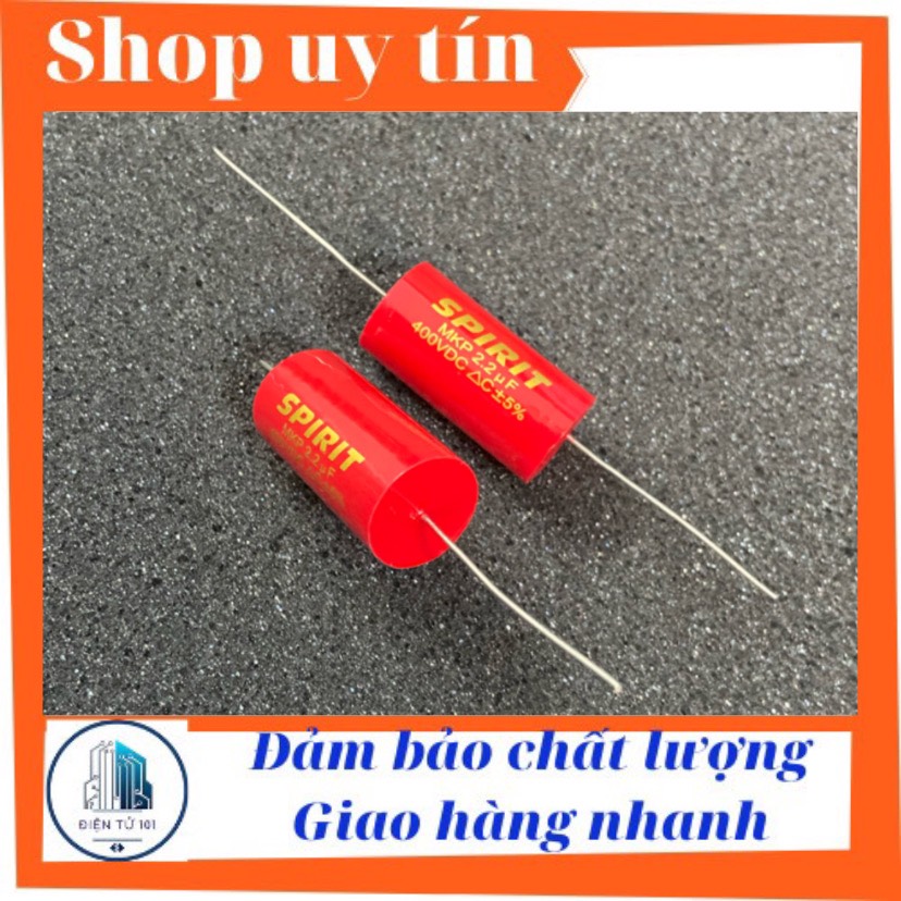 Tụ lọc phân tần cản loa treble 2.2uf 400v hàng cao cấp