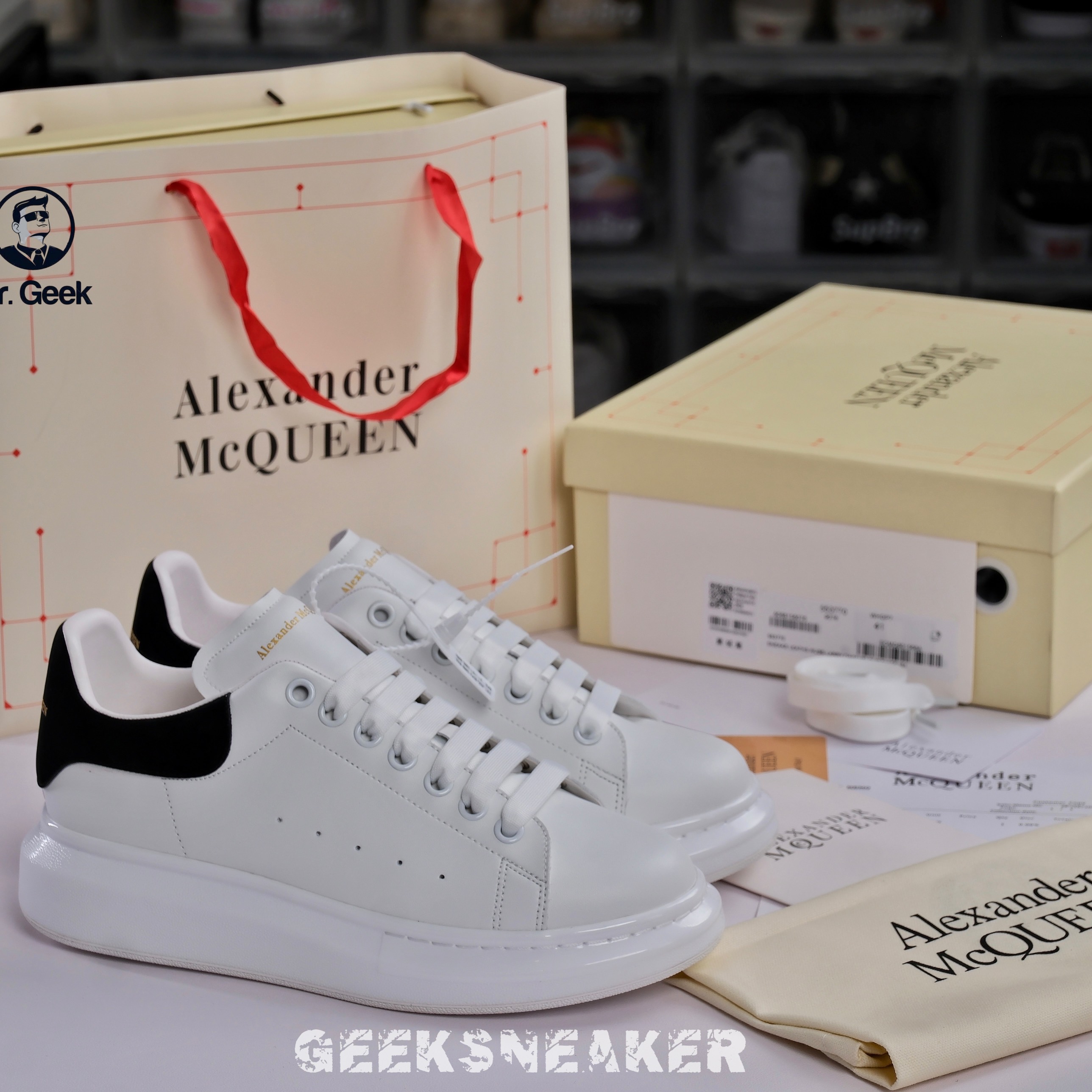 [GeekSneaker] Giày Mc Queen | McQueen Gót Nhung