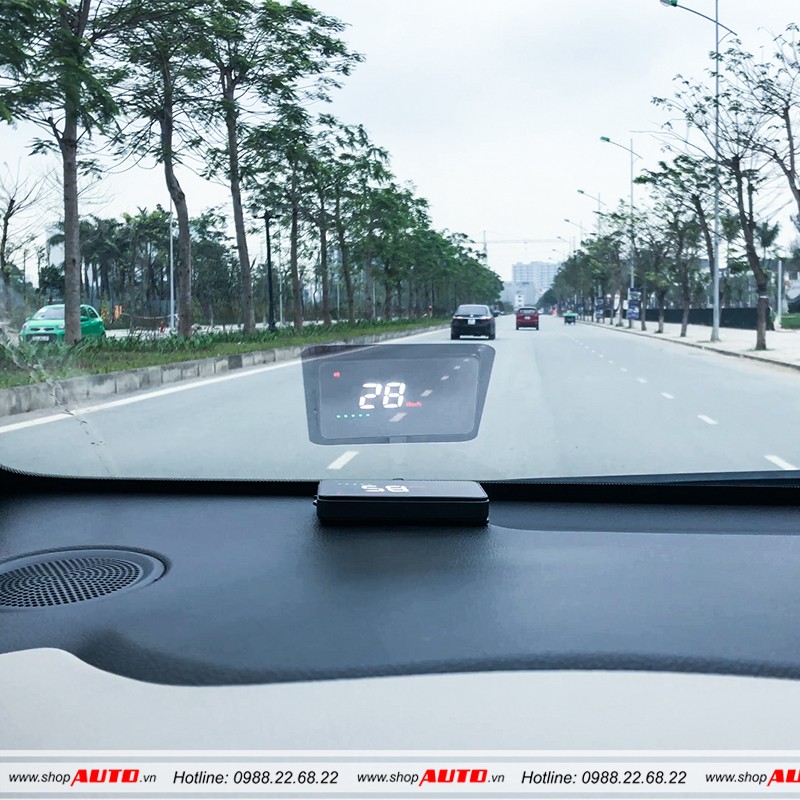 Thiết bị hiên thị tốc độ hud v200