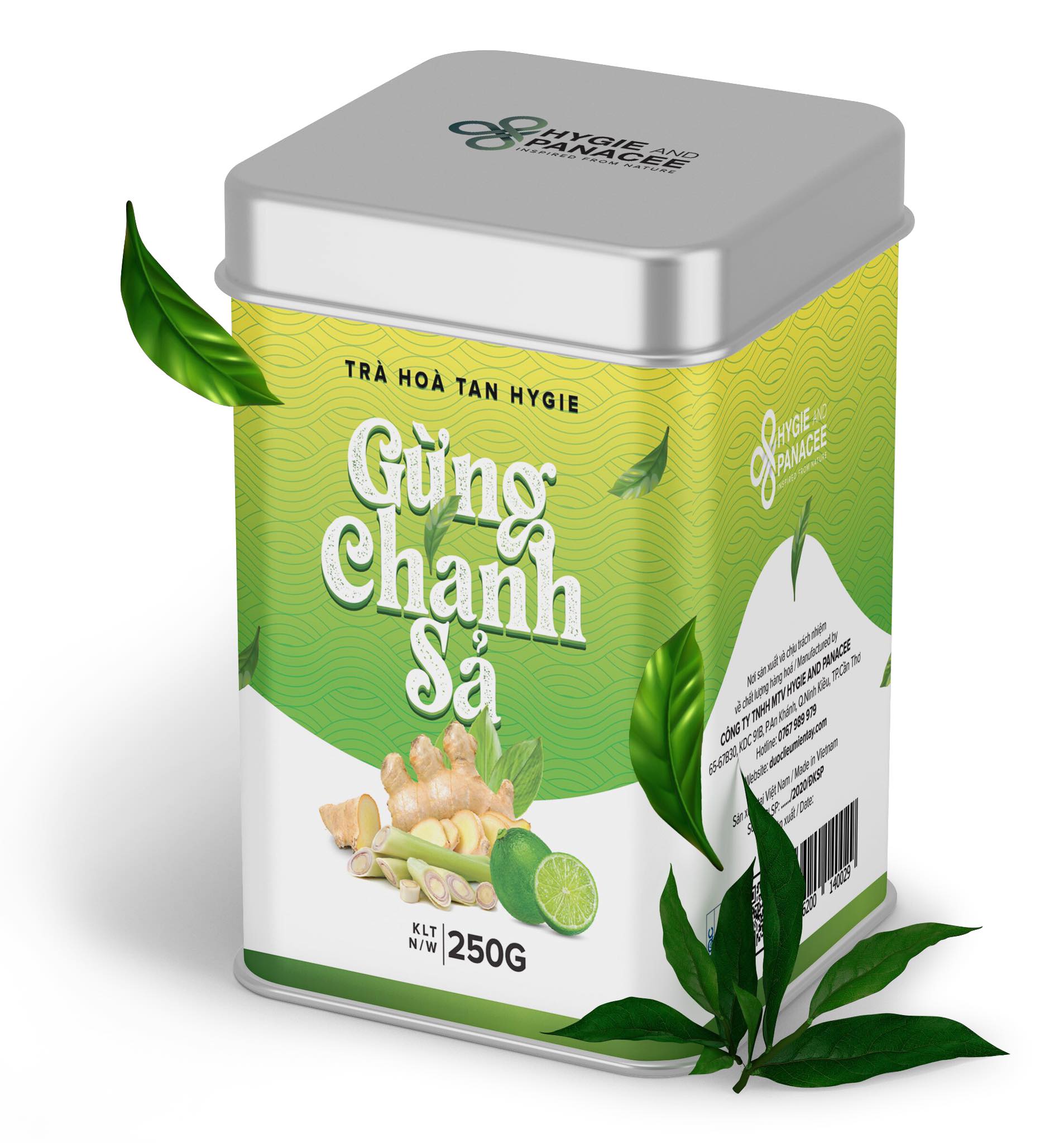 Trà gừng Chanh Sả Hygie, Trà Hòa Tan Gừng Sả Chanh giúp tăng sức đề kháng, Tăng cường miễn dịch, giảm đau đầu, đau cơ