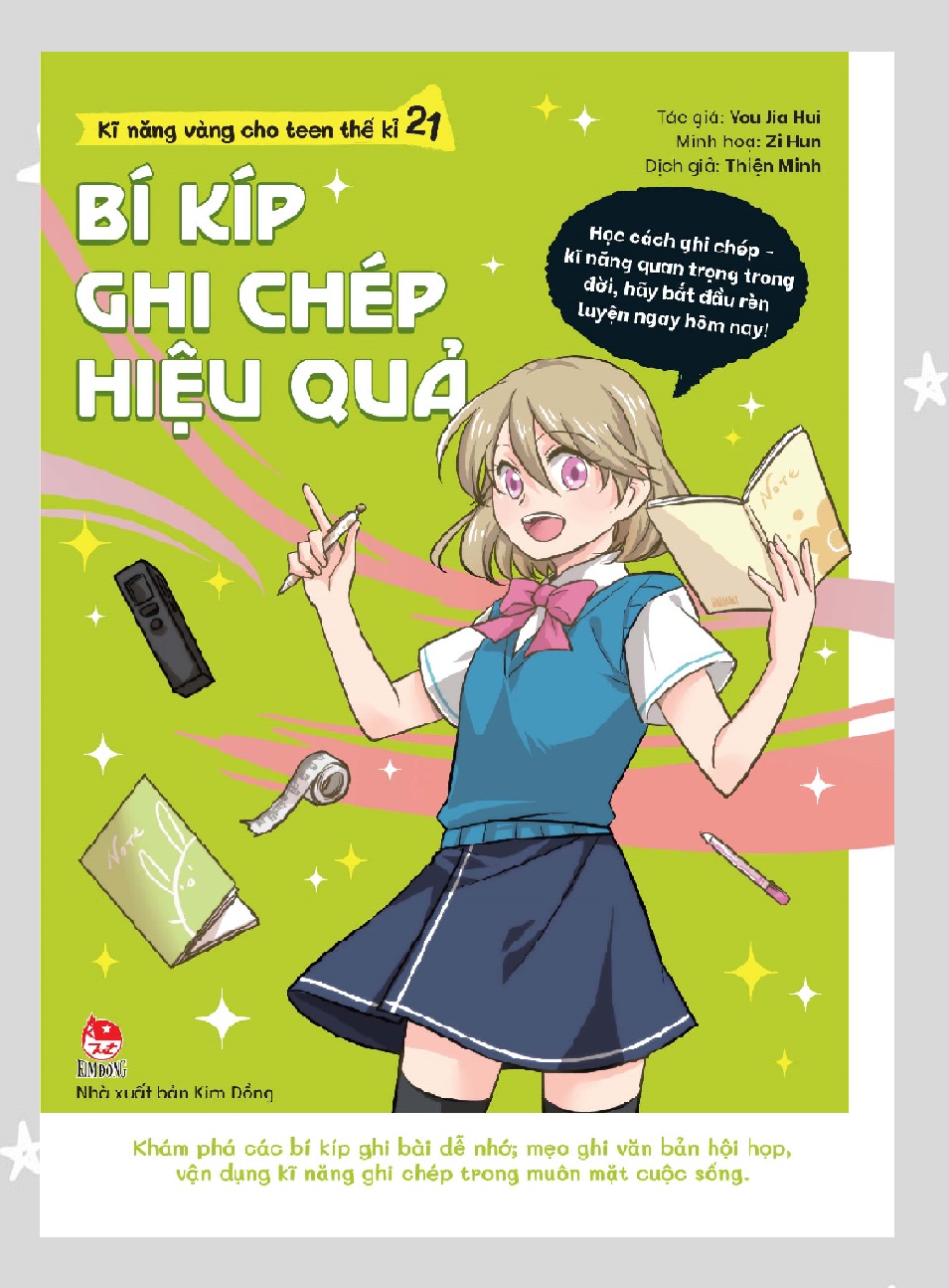 Sách - kĩ năng vàng cho teen thế kỉ 21 - bí kíp ghi chép hiệu quả