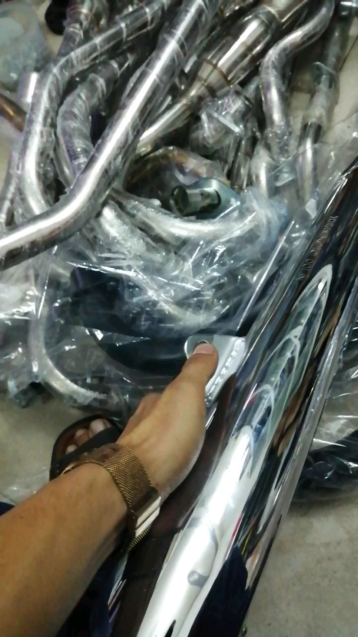Pô xe máy Wave RS WaveA pô móc căng gắn pass bắt pô gác chân sau