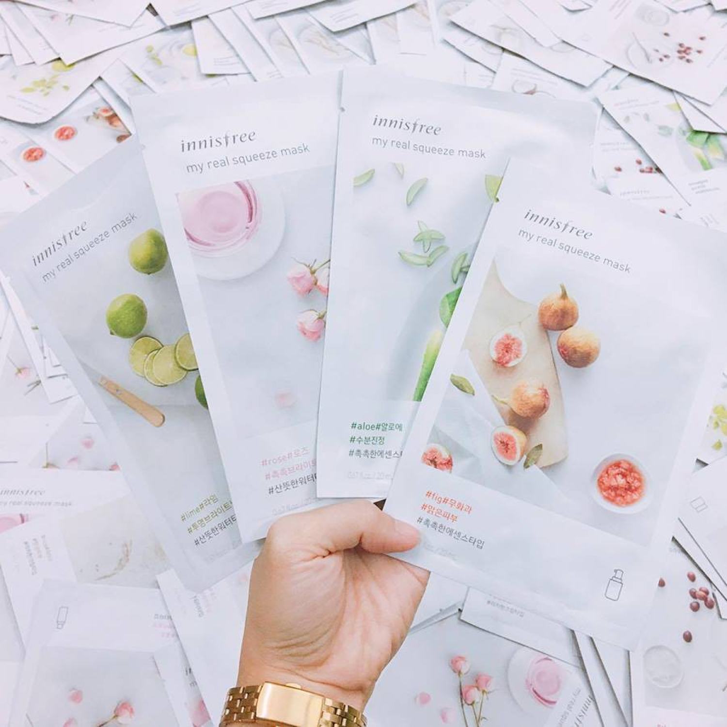 Mặt nạ giấy innisfree hàn quốc 18 vị chiết xuất tự nhiên