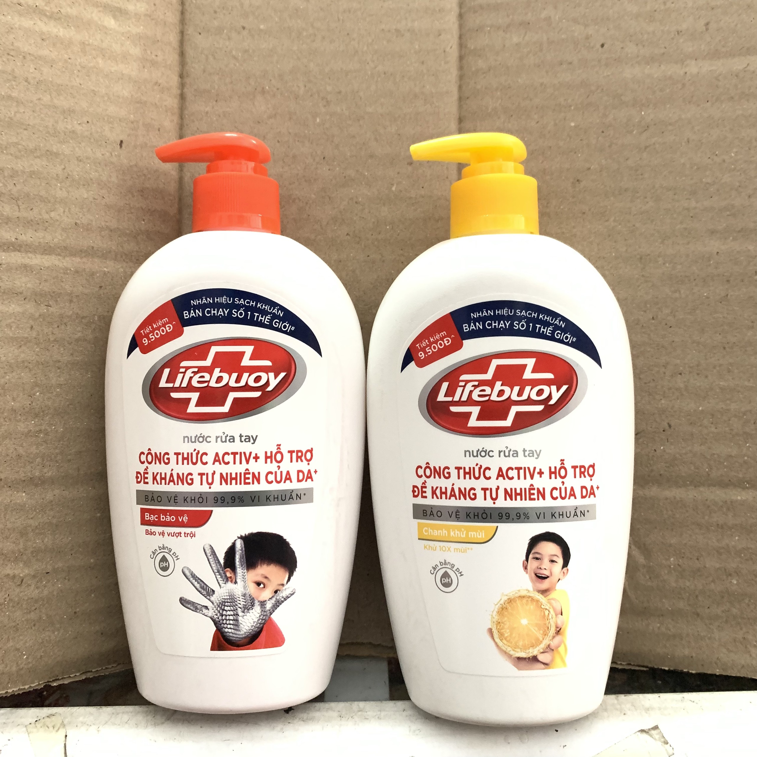 Nước Rửa Tay Lifebuoy bảo vệ vượt trội Túi 450ml/ chai 500g