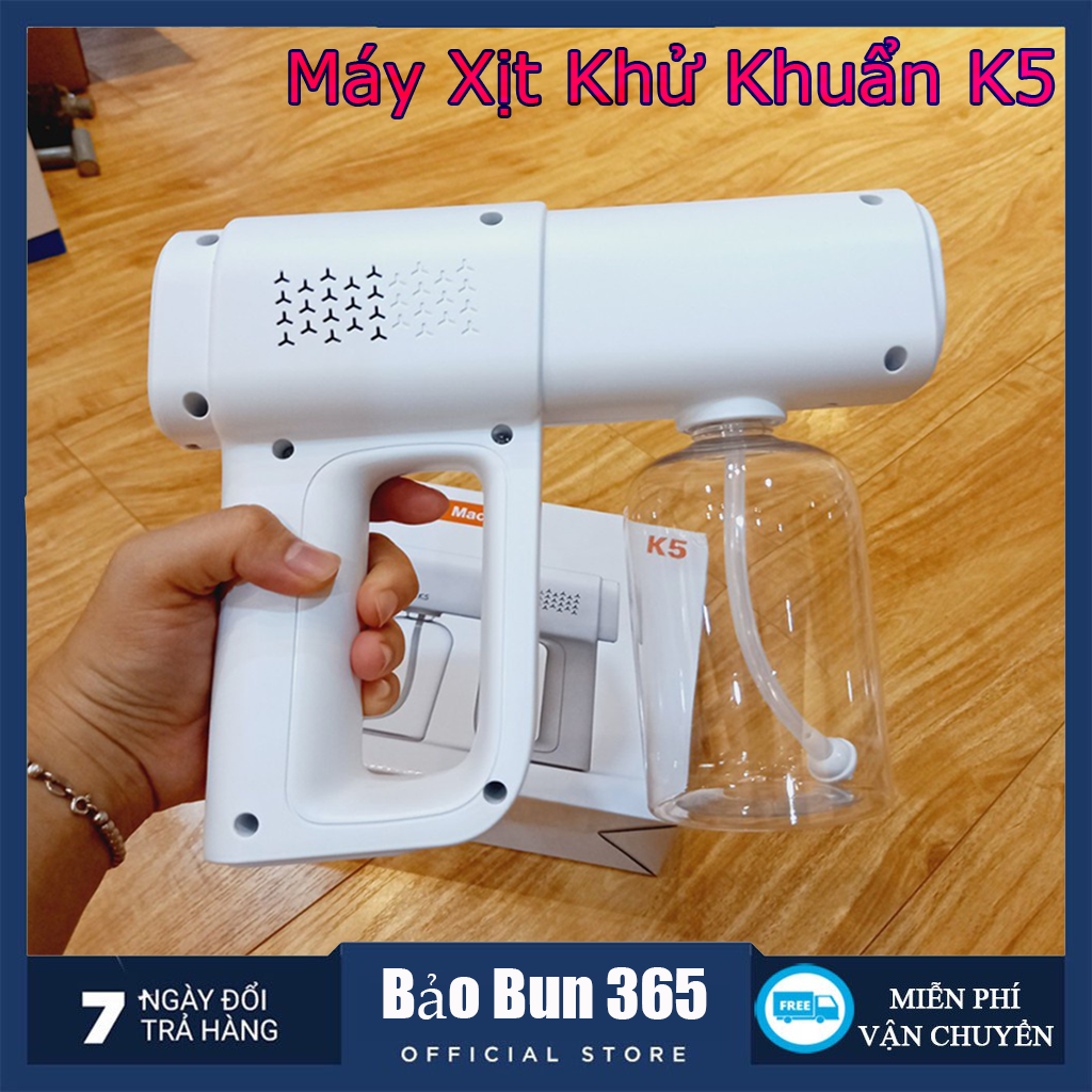 Máy phun khử khuẩn Nano K5 Pro Cao Cấp, Máy xịt khử khuẩn cầm tay, Máy diệt khuẩn Nano thế hệ mới
