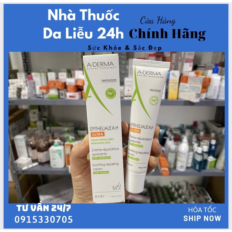 Kem dưỡng sau lazer Aderma Epitheliale Epi AH Duo 40ml