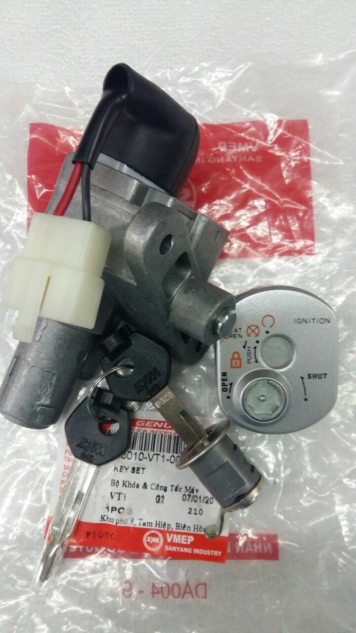 BỘ Ổ KHÓA XE TAY GA ATILA ĐỜI 2008 SYM