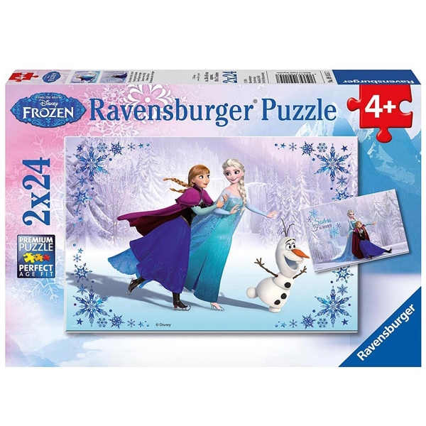 Bộ xếp hình ravensburger puzzle anna, elsa rv91157