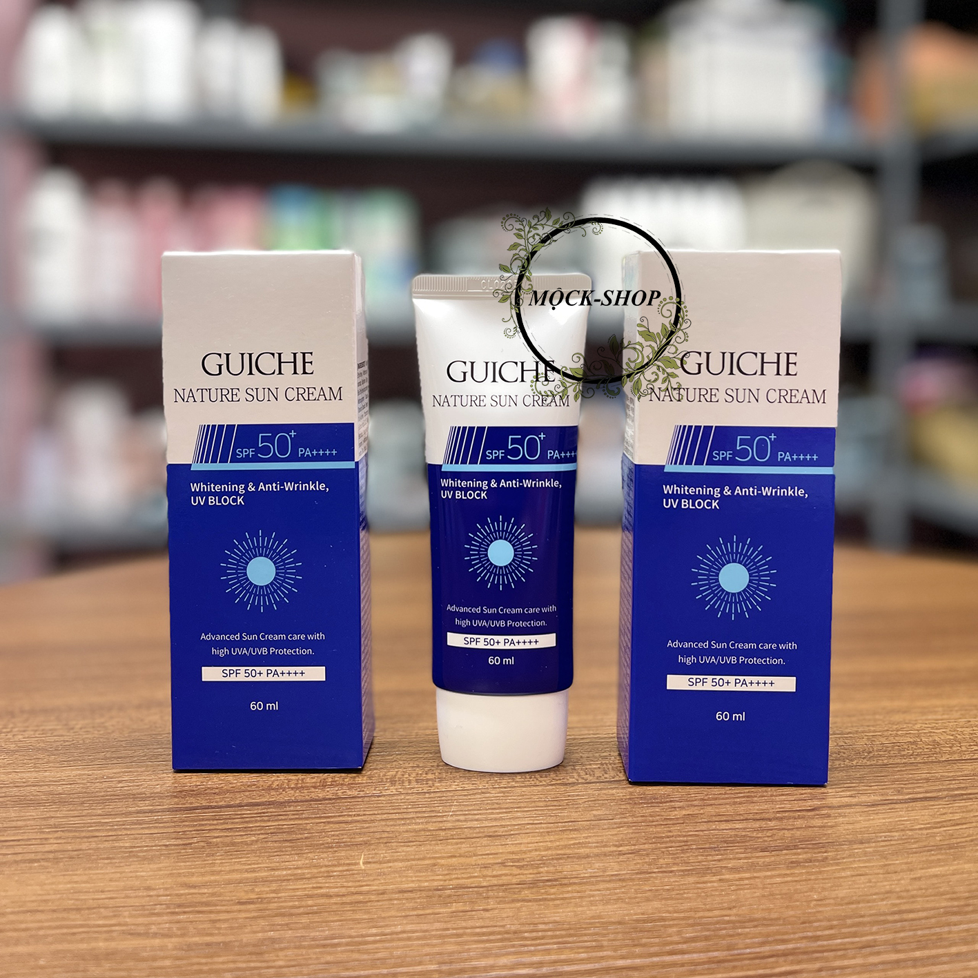 Kem chống nắng guiche nature sun cream 60ml 50 spf +++