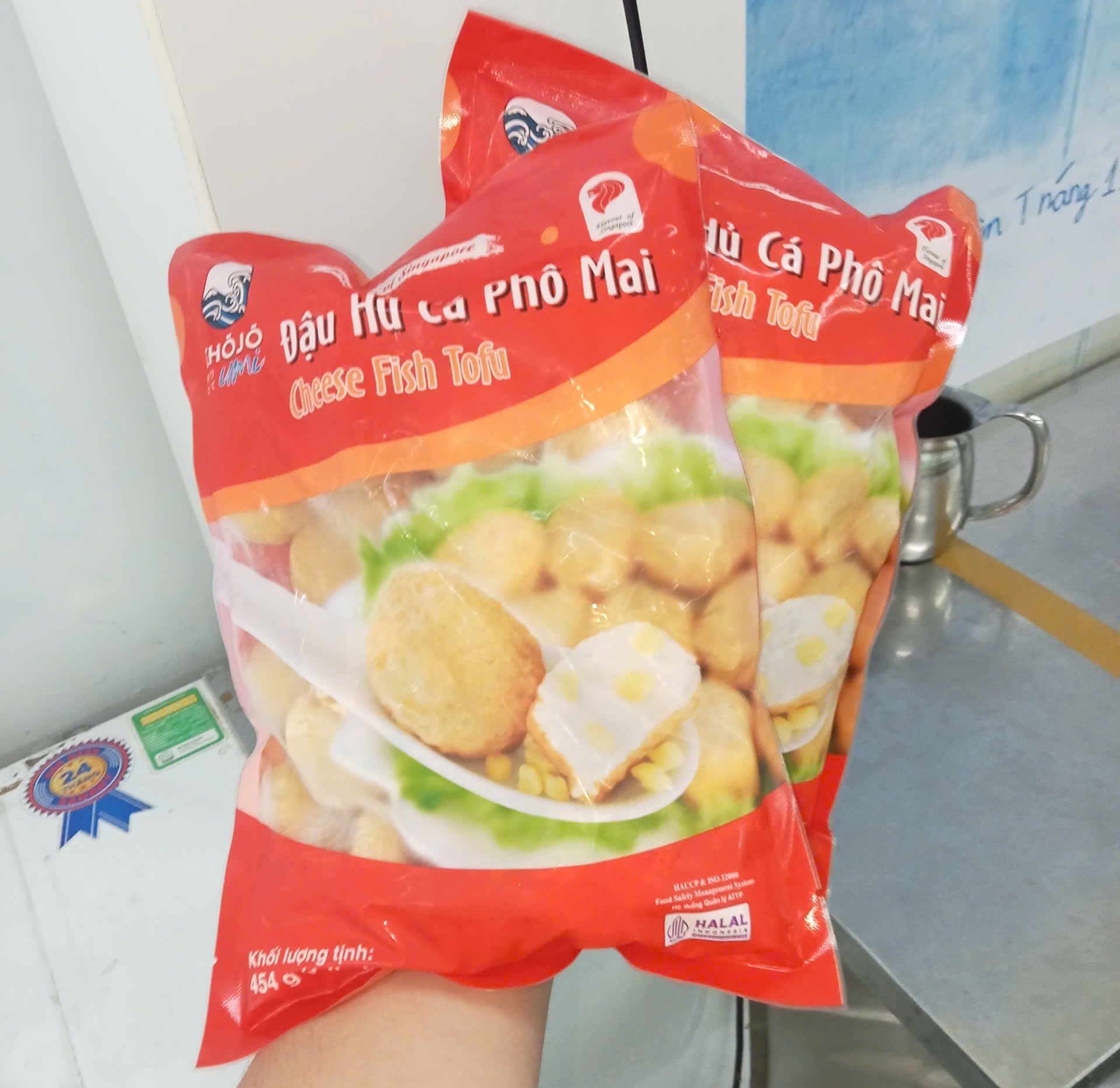 Đậu hủ cá phô mai - bịch 454gr (giao tphcm)