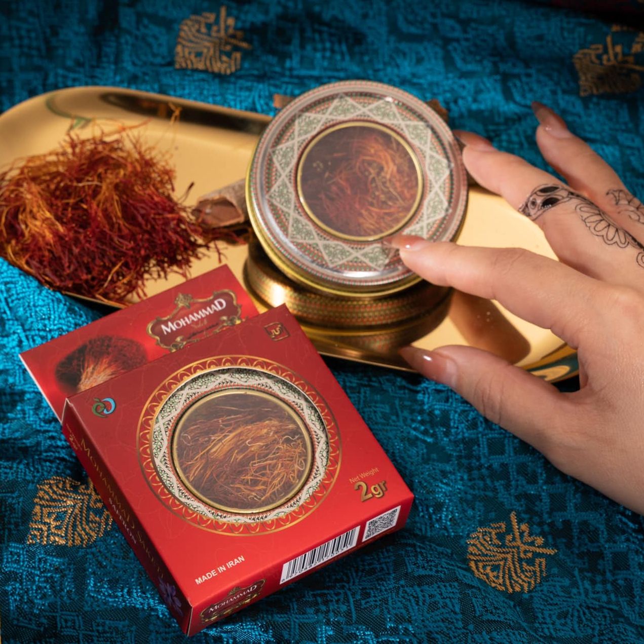 - Nhụy Hoa Nghệ Tây Saffon Nguyên Bản Iran Hộp 2gr - Phương Phan Cosmetics