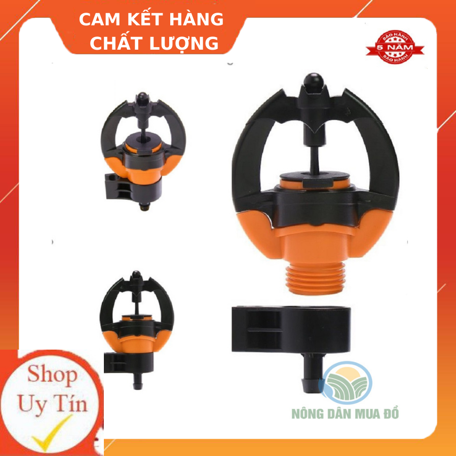 [HCM]10 Béc tưới phun mưa bù áp SD9000 55 lít 1 giờ tưới gốc cây ăn trái