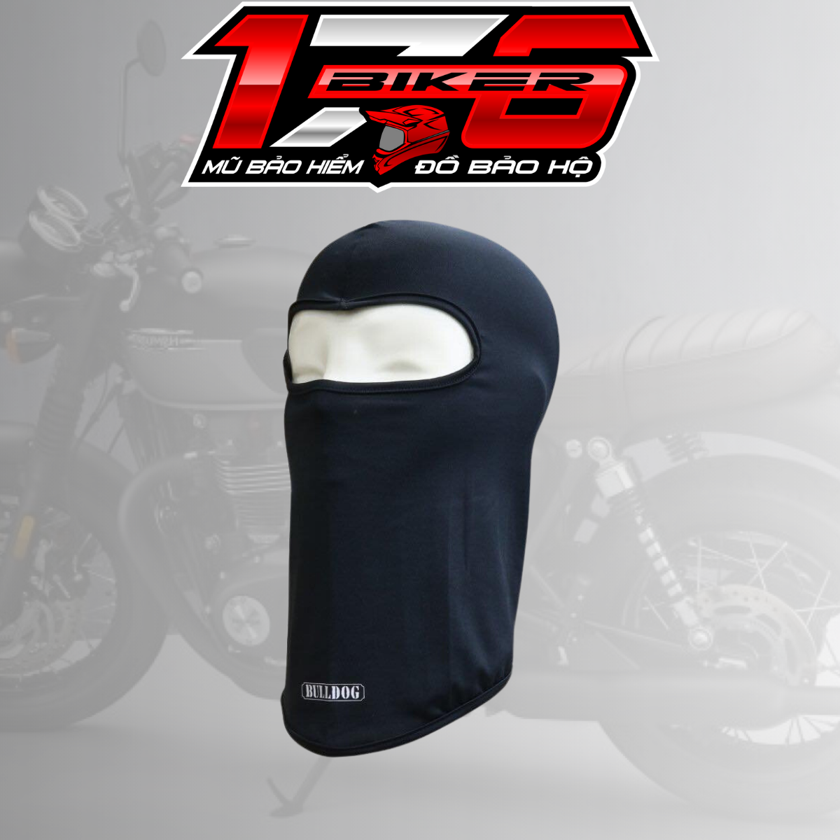 Khăn trùm đầu ninja đội mũ bảo hiểm Bulldog - BIKER 176 - Nón bảo hiểm & Dầu nhớt Vũng Tàu