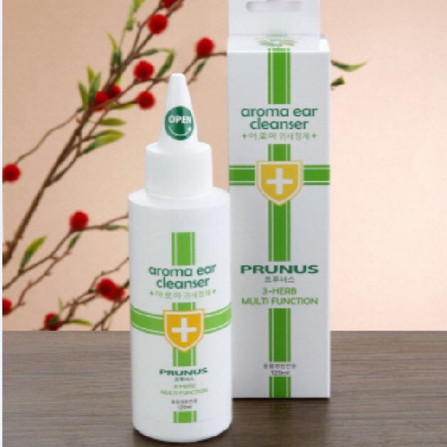 Nước dung dịch rửa tai vệ sinh tai cho chó mèo aroma ear cleanser 120ml