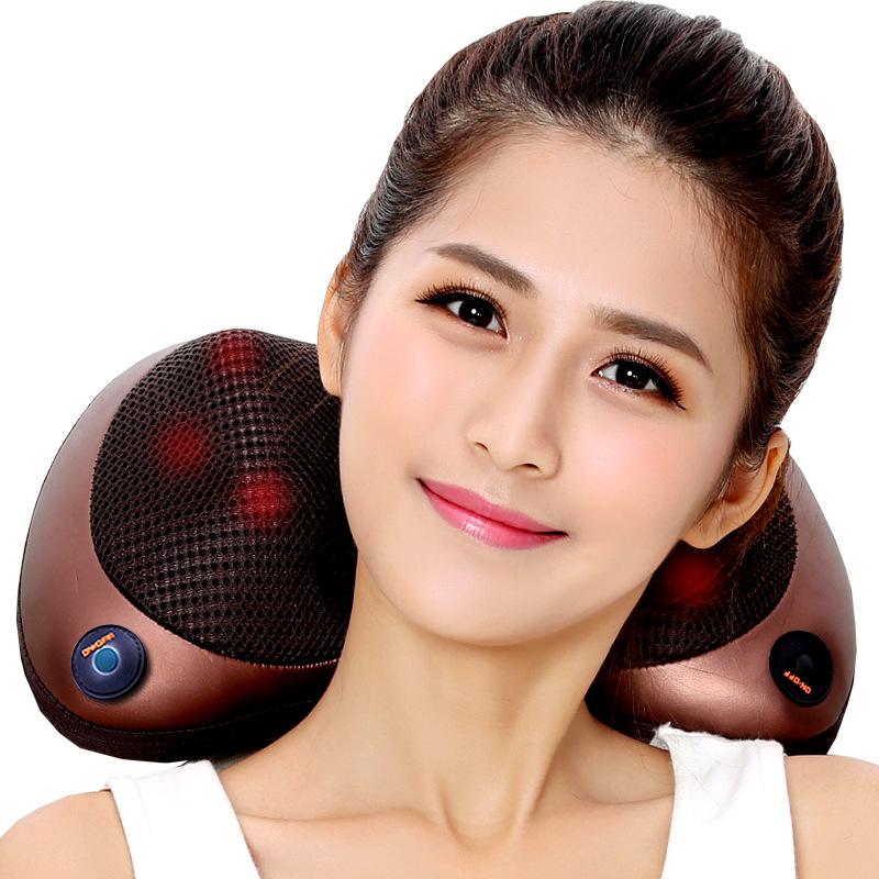 Gối massage hồng ngoại 8 quả cầu fp-8028