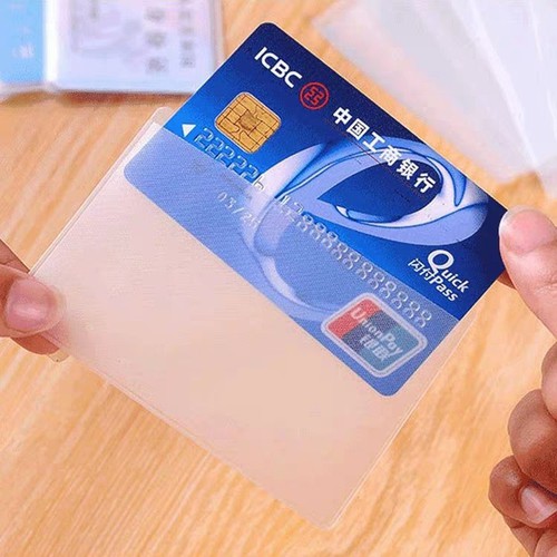 Set 4 bao nhựa dẻo bọc thẻ căn cước, thẻ ngân hàng...