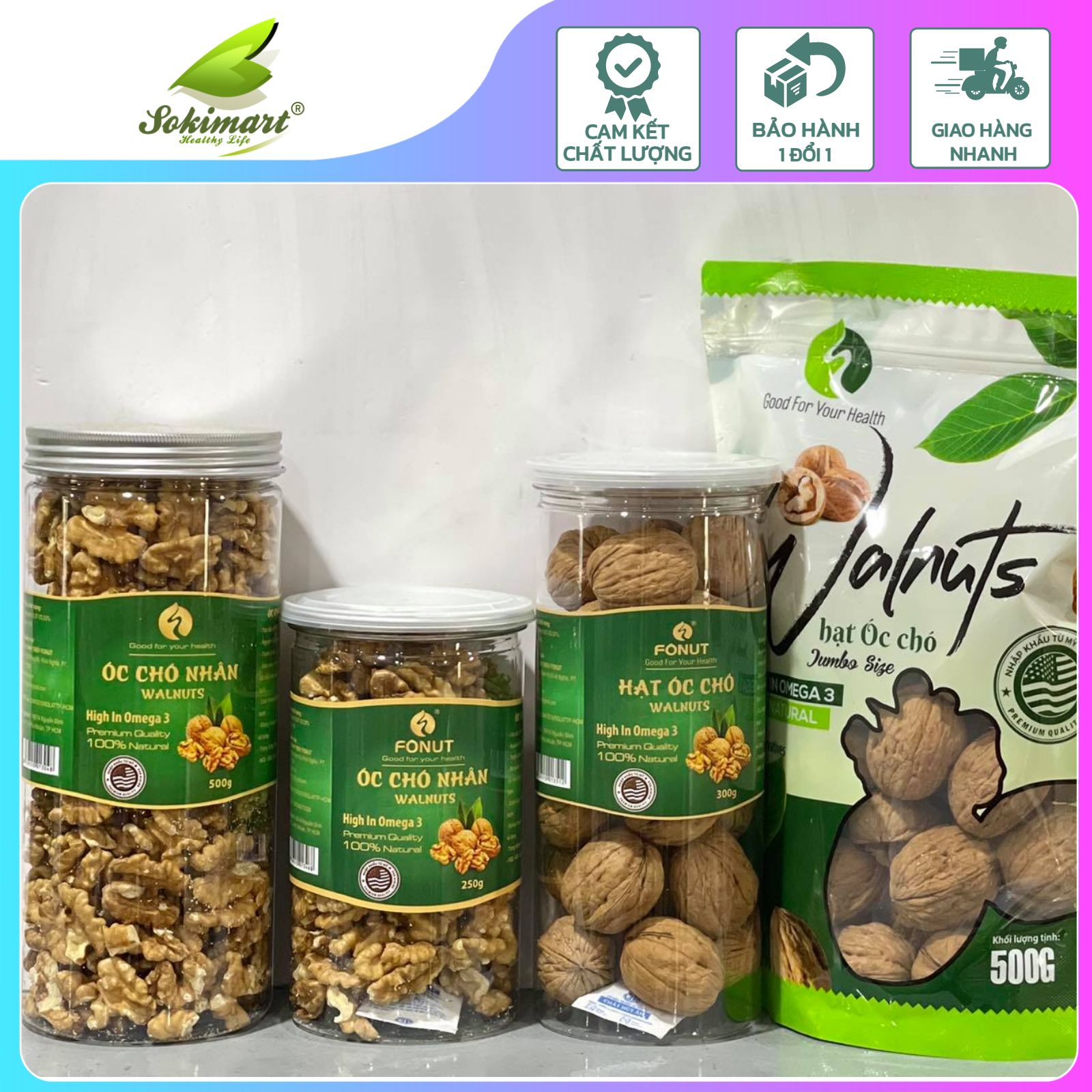 Nhân óc chó vàng - 250g