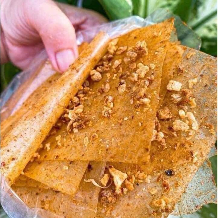 Combo 5 bánh tráng muối tỏi xì ke tây ninh siêu cay 60k