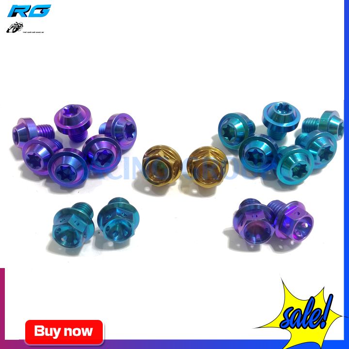 [HCM]Ốc chân gương chân kính siêu cứng GR5 kiểu vương miện (1 Cái)