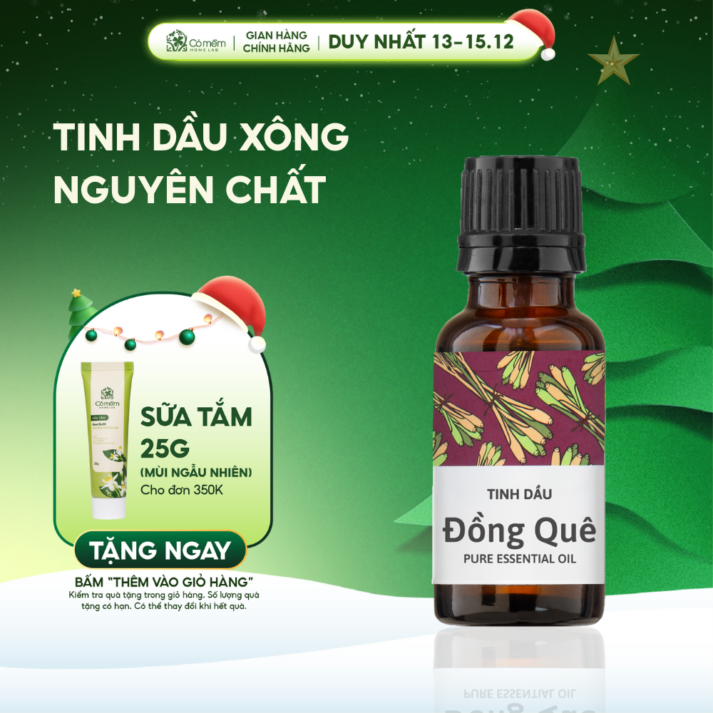 Tinh Dầu Nguyên Chất Xông Phòng Thiên Nhiên Cỏ Mềm 20Ml 
