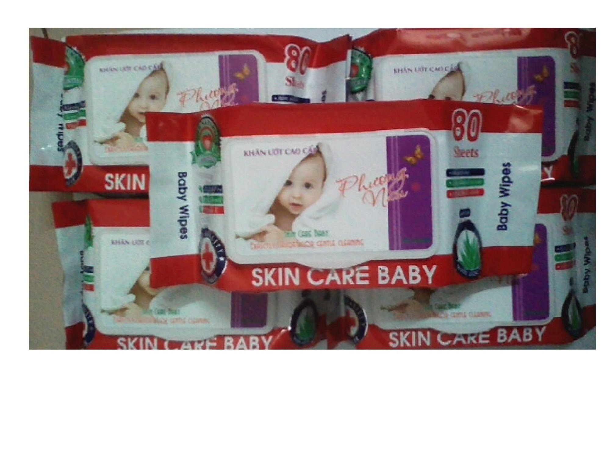 [HCM][Freeship 20k cho đơn hàng từ 69k]Com bo 10 gói khăn giấy ướt baby 80g không mùi