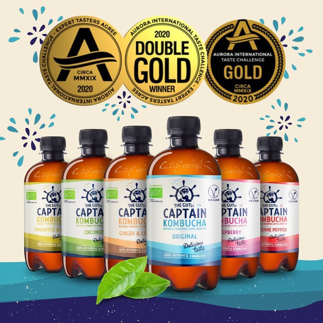 Trà Kombucha Hữu Cơ Đủ Vị Organic Captain Kombucha 400ml - Trà Hữu Cơ - Kombucha - Organic Kombucha - Organic Drink Tea