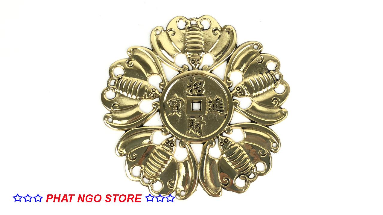 Đồng tiền ngũ phúc chiêu tài tấn bảo