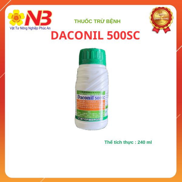 Thuốc trừ bệnh Daconil 500SC -240ml - Trừ nhiều loại nấm bệnh trên nhiều loại cây trồng