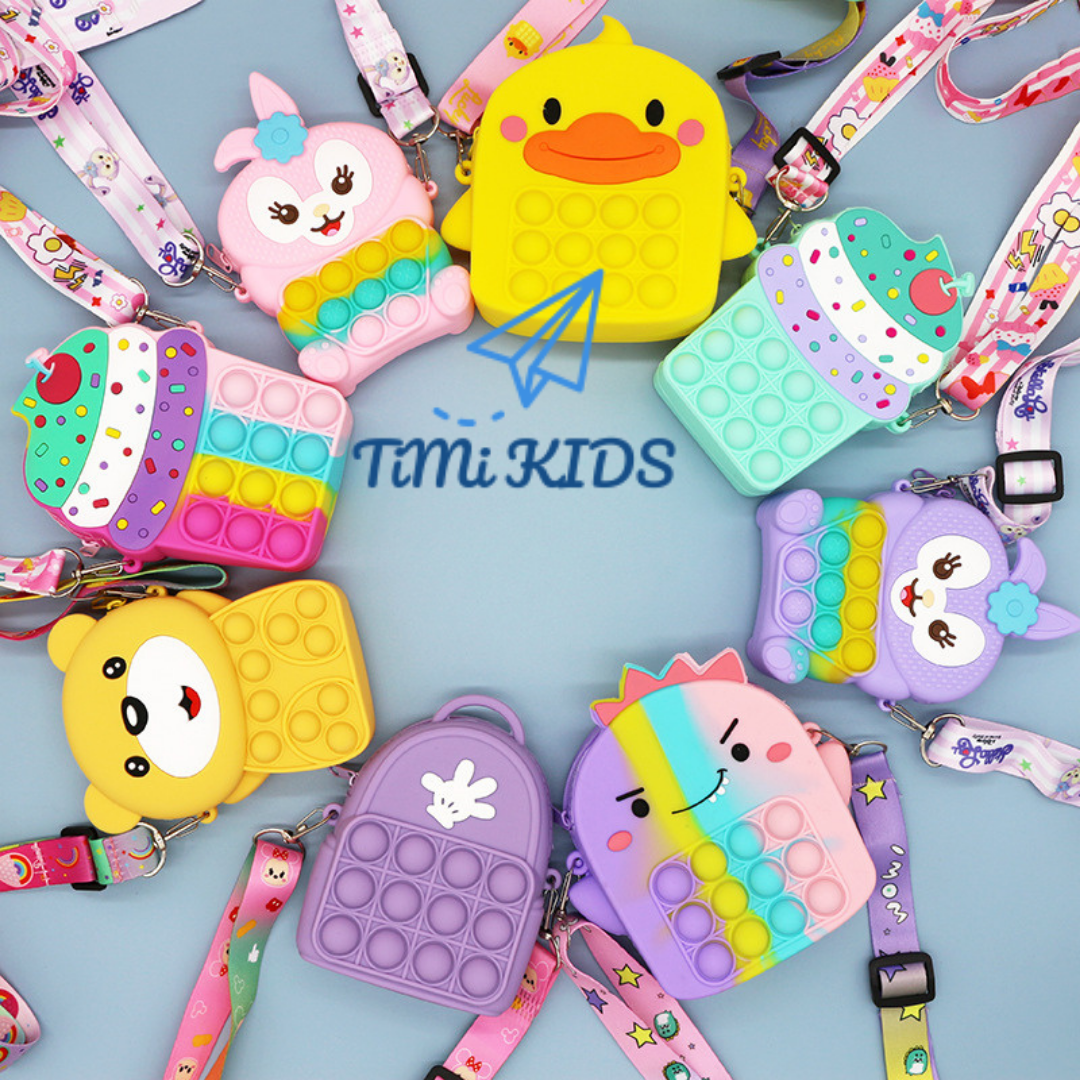 MẪU MỚI 2022 Túi đeo chéo pop it cho bé phiên bản giải tỏa căng thẳng