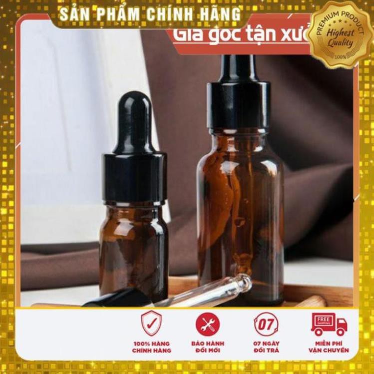 [HCM][5Ml/10Ml] Chai Lọ Đựng Tinh Dầu Bóp Giọt Khoen Đen / Lọ Chiết Serm / Chai Lọ Chiết Mỹ Phẩm