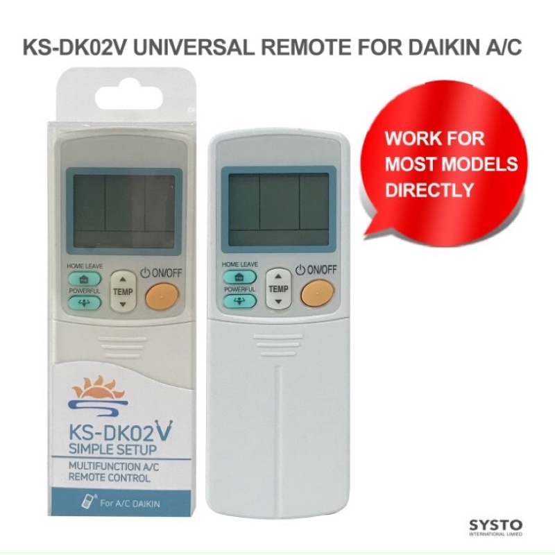 Điều khiển điều hoà Daikin đa năng