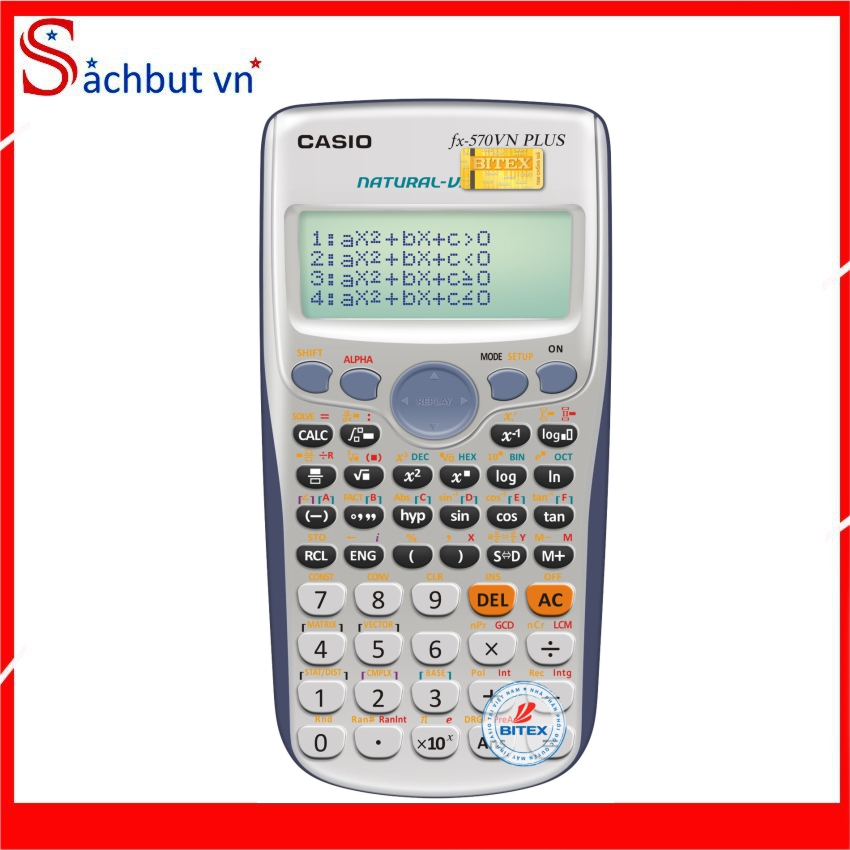 [ XẢ KHO 3 NGÀY ] Sachbutvn  Máy Tính Casio FX 570VN PLUS 07- HÀNG CHÍNH HÃNG - BẢO HÀNH 7 NĂM