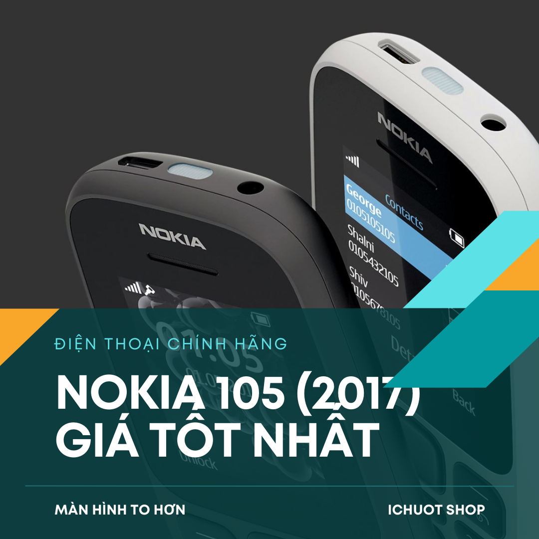 Điện thoại Nokia 105 Loa to sóng mạnh siêu bền