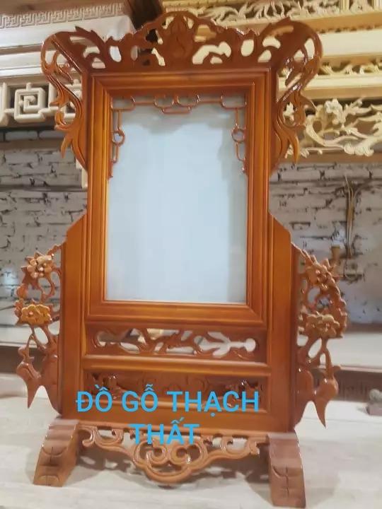 Khung ảnh thờ gỗ mít ta cao cấp kt ảnh 20x30