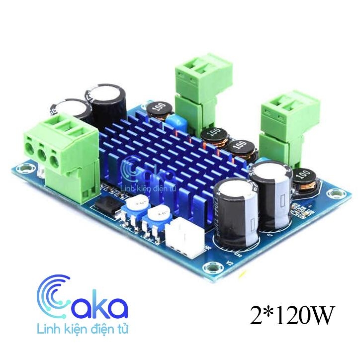 Tpa3116d2 2x120w mạch khuếch đại âm thanh xh-m572