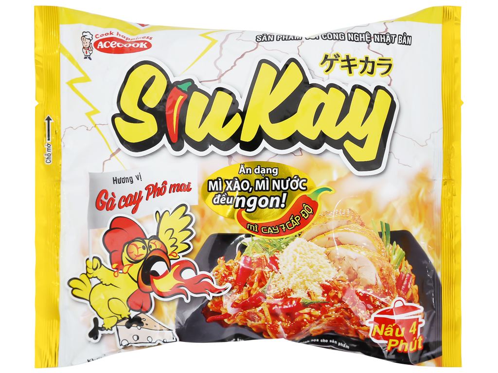 Mì gà cay phô mai siukay