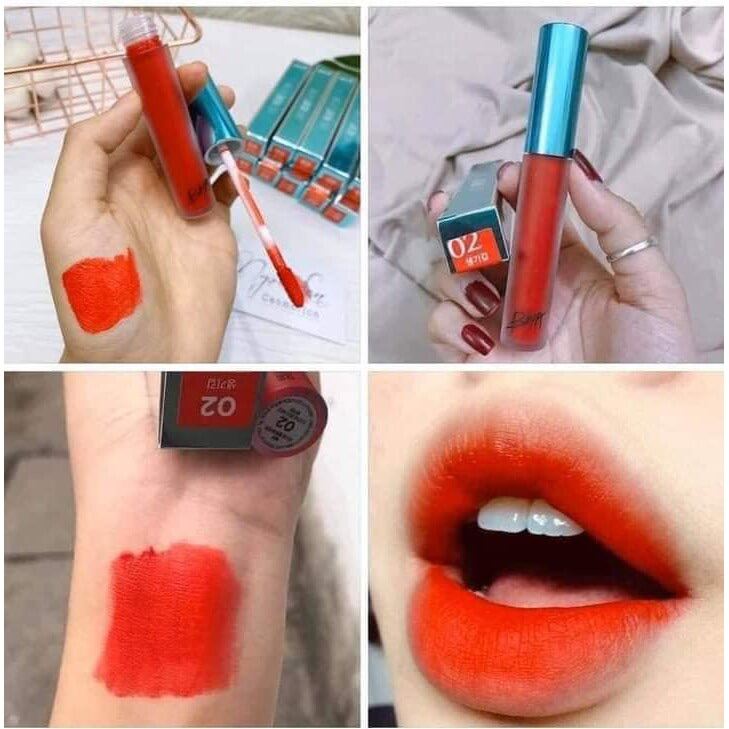 BH 12T HCMSon Tint Lì Bbia Last Velvet Lip Tint 02 Đỏ cam