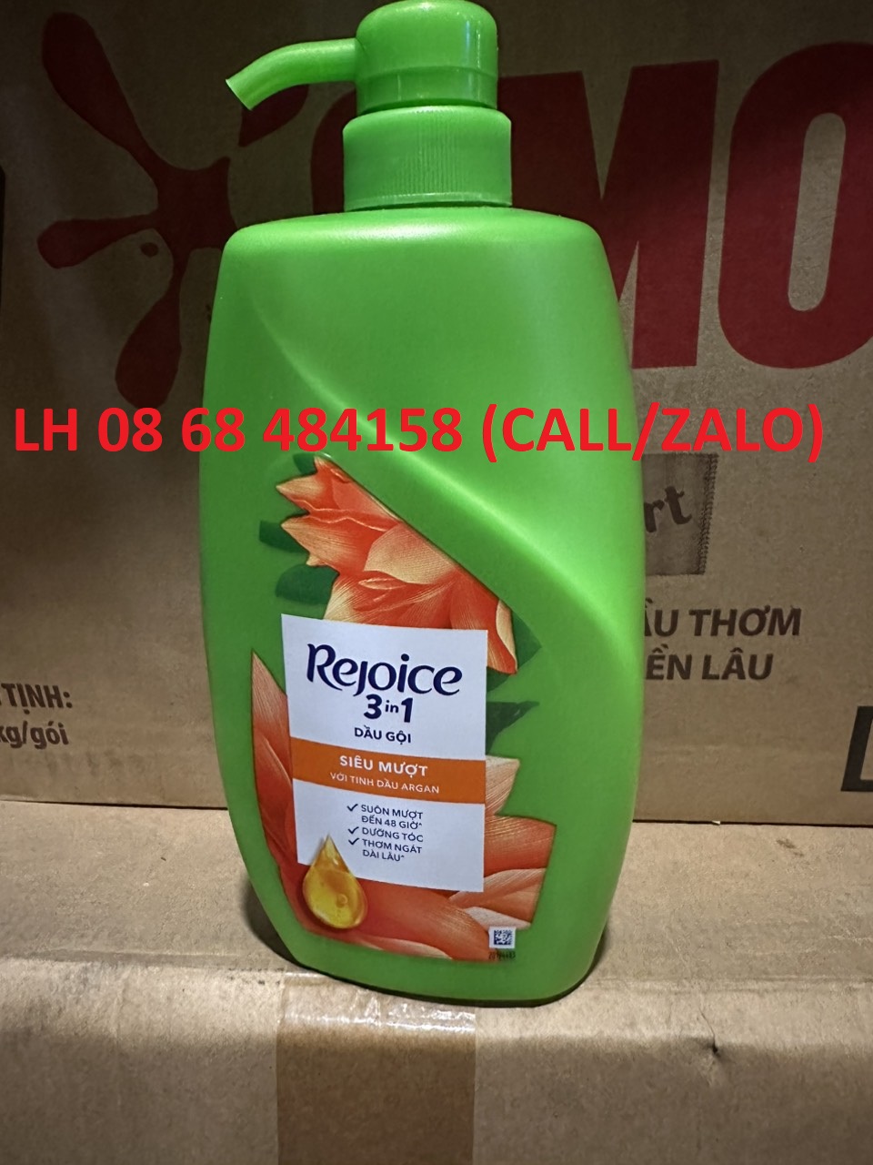 Combo 2 chai Dầu gội Rejoice siêu mượt 900ml