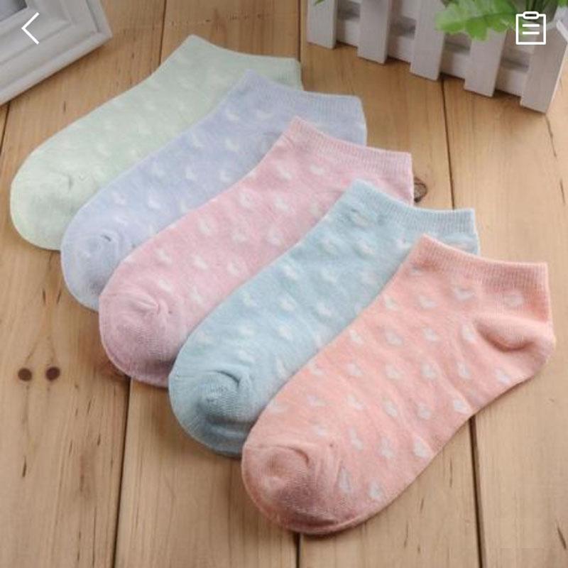 Combo 5 đôi vớ tất nữ dễ thương style hàn vo001