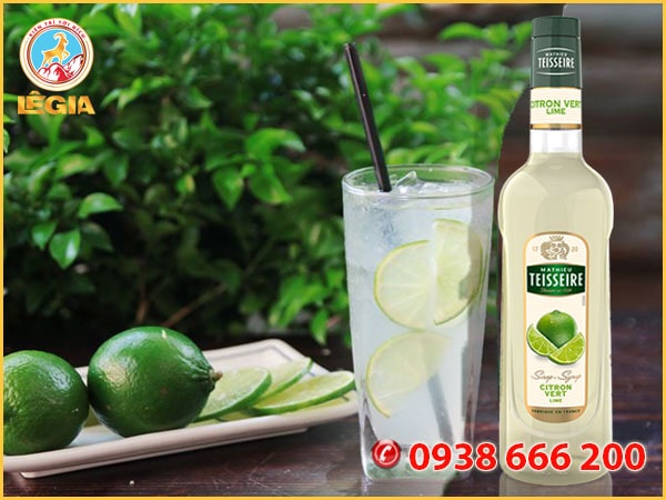 Siro teisseire chanh xanh - teisseire lime syrup