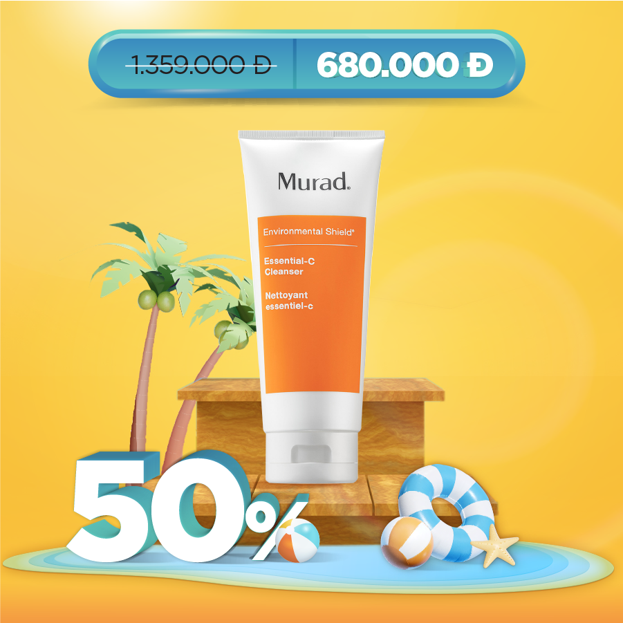 Sữa rửa mặt làm khỏe và phục hồi độ ẩm Murad ESSENTIAL-C CLEANSER 60ml