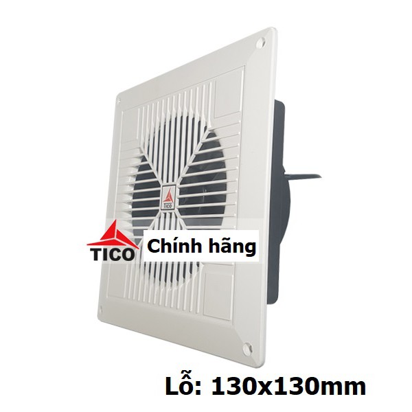 Quạt hút gió tico mini tc-14av6, lỗ 130x130mm