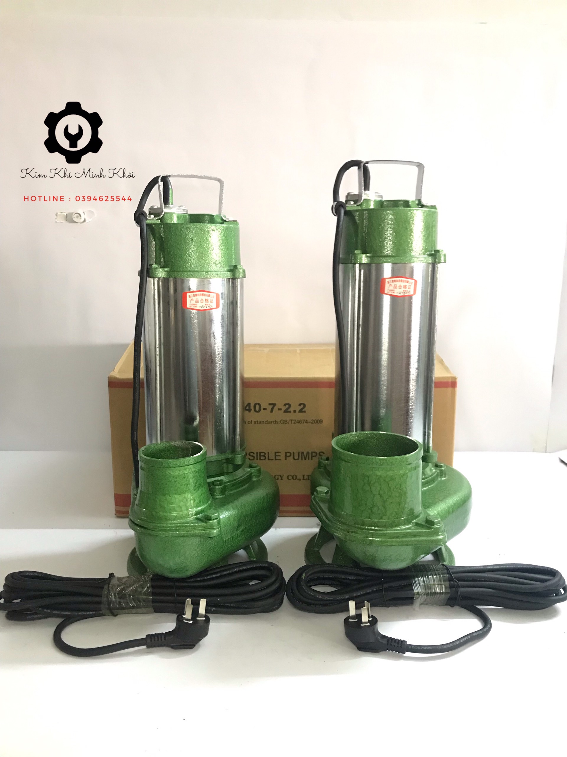 Máy bơm nước chìm thả tõm Inox 2.2kw 1.5kw Chenglong 40m3/h| Máy bơm nước bể cá