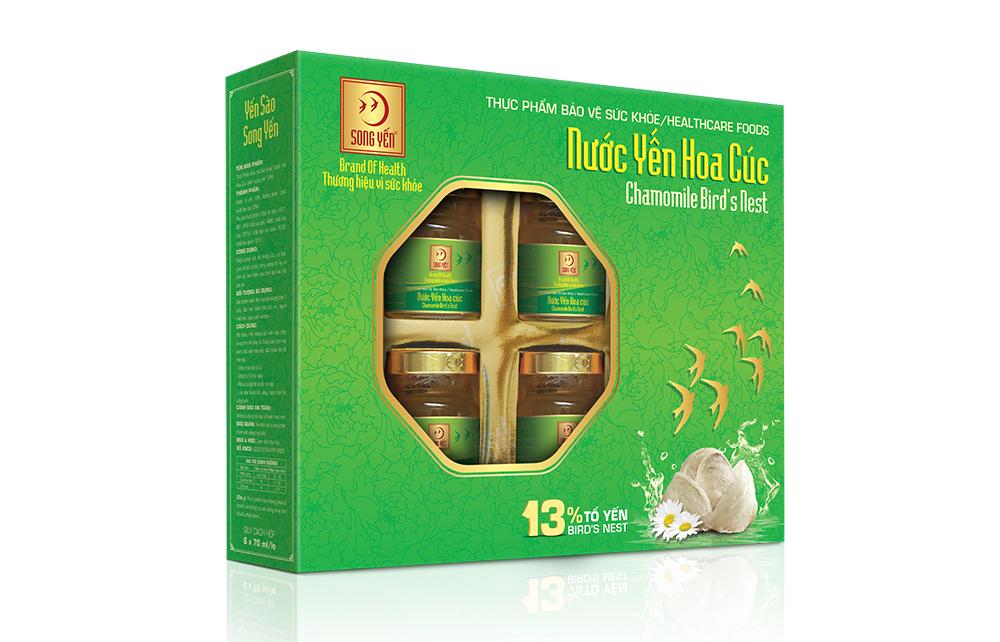 Nước yến sào Song Yến hoa cúc cực ngon
