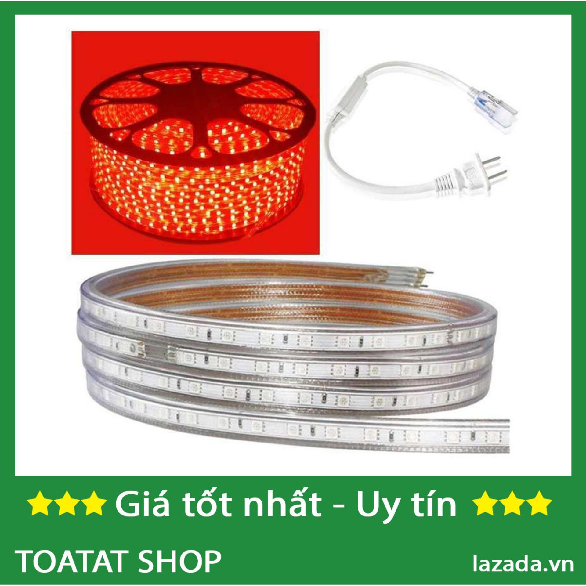 Bộ 5 Sợi 10m Bộ mét đèn Led dây 5050/220V + Tặng 1 đầu nối dây nguồn. Bảo hành 12 tháng Tiết kiệm 70% điện năng so với các loại đèn chiếu sáng khác