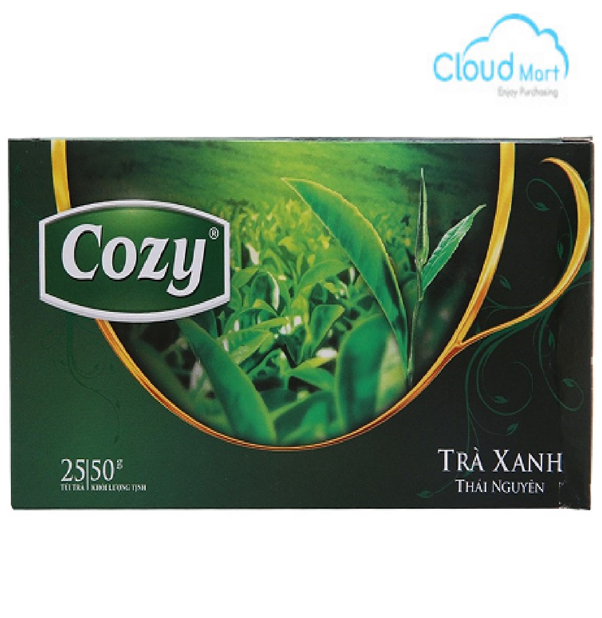 Trà cozy trà xanh - nguyên vật liệu pha chế - cloud mart