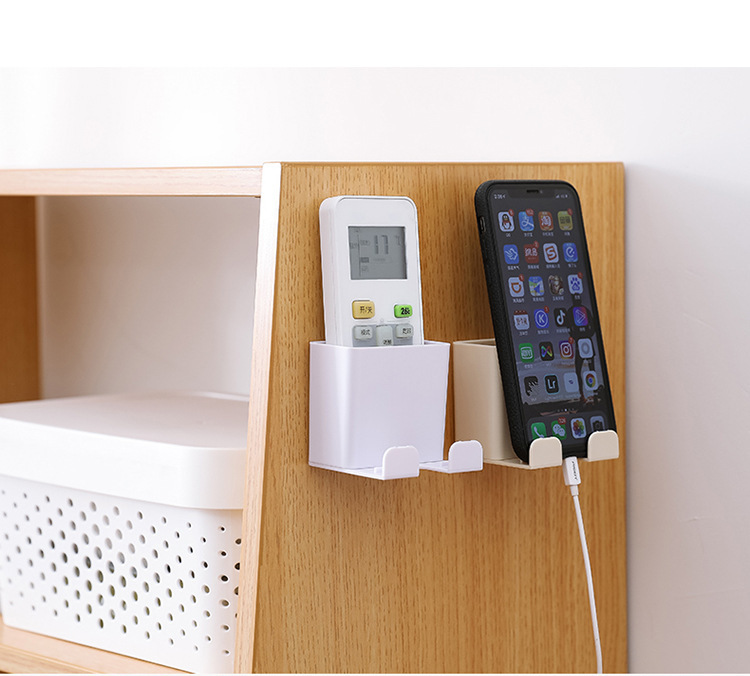 [HCM]Kệ Để Remote Sạc Điện Thoại Dán Tường Không Cần Khoan Tiện Lợi