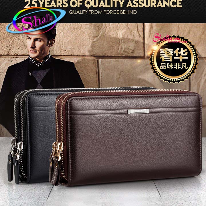 { SIÊU RẺ } Ví new - Ví bóp da Nam - Ví dài cầm tay nam Lesin M2 Shalla { HÀNG MỚI VỀ }